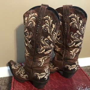 Leather Cowgirl Boots